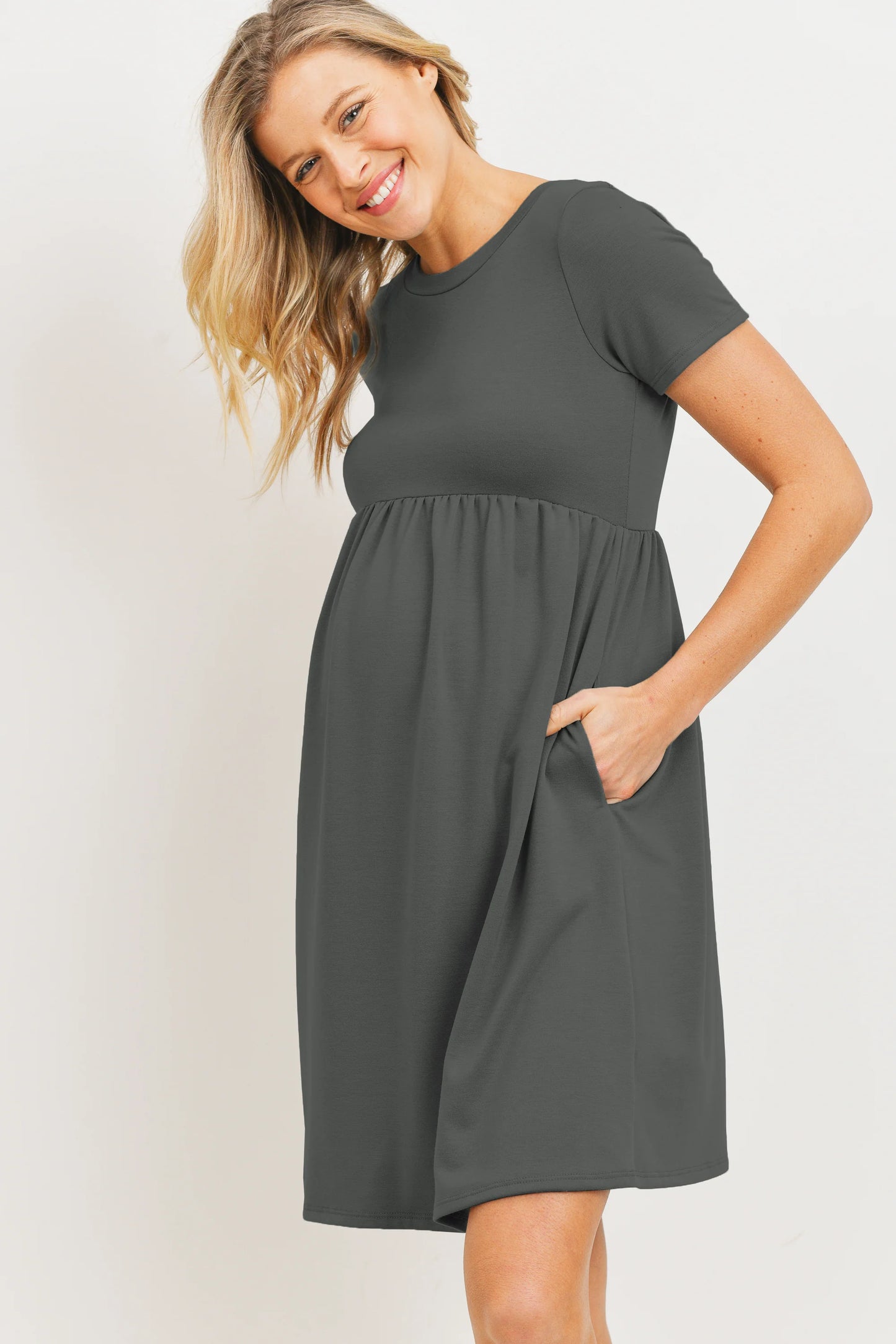 Babydoll Maternity T-Shirt Dress