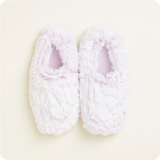 Warmies Marshmallow Lavender Slippers
