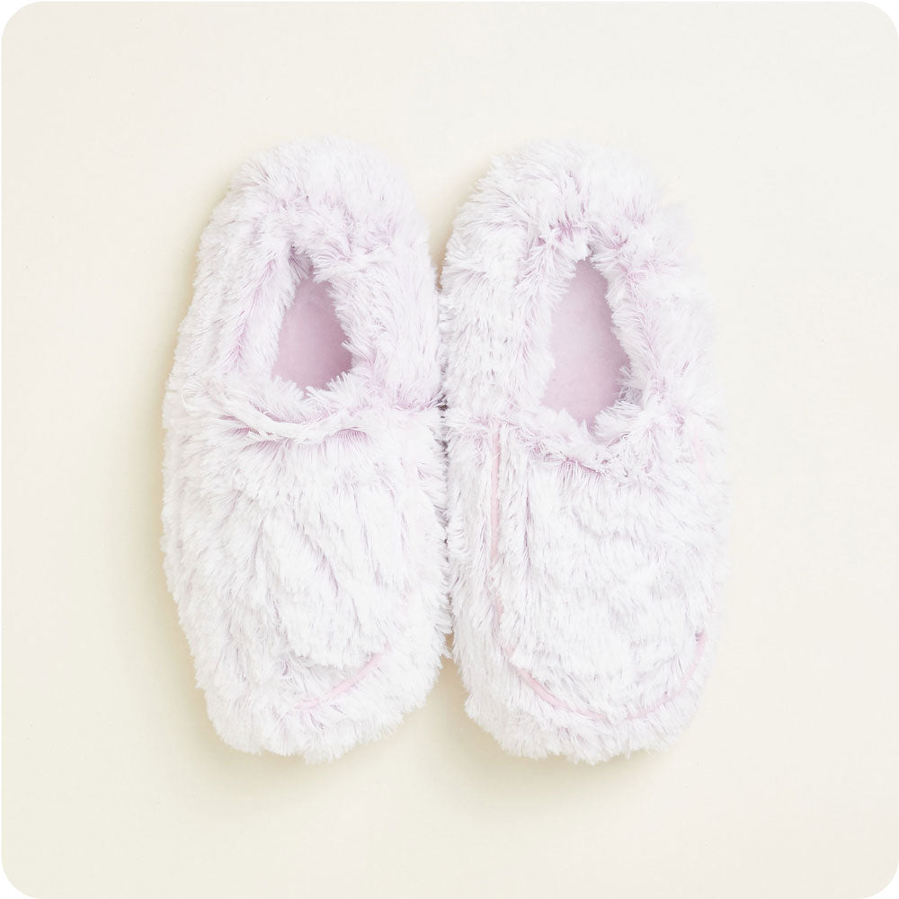 Warmies Marshmallow Lavender Slippers