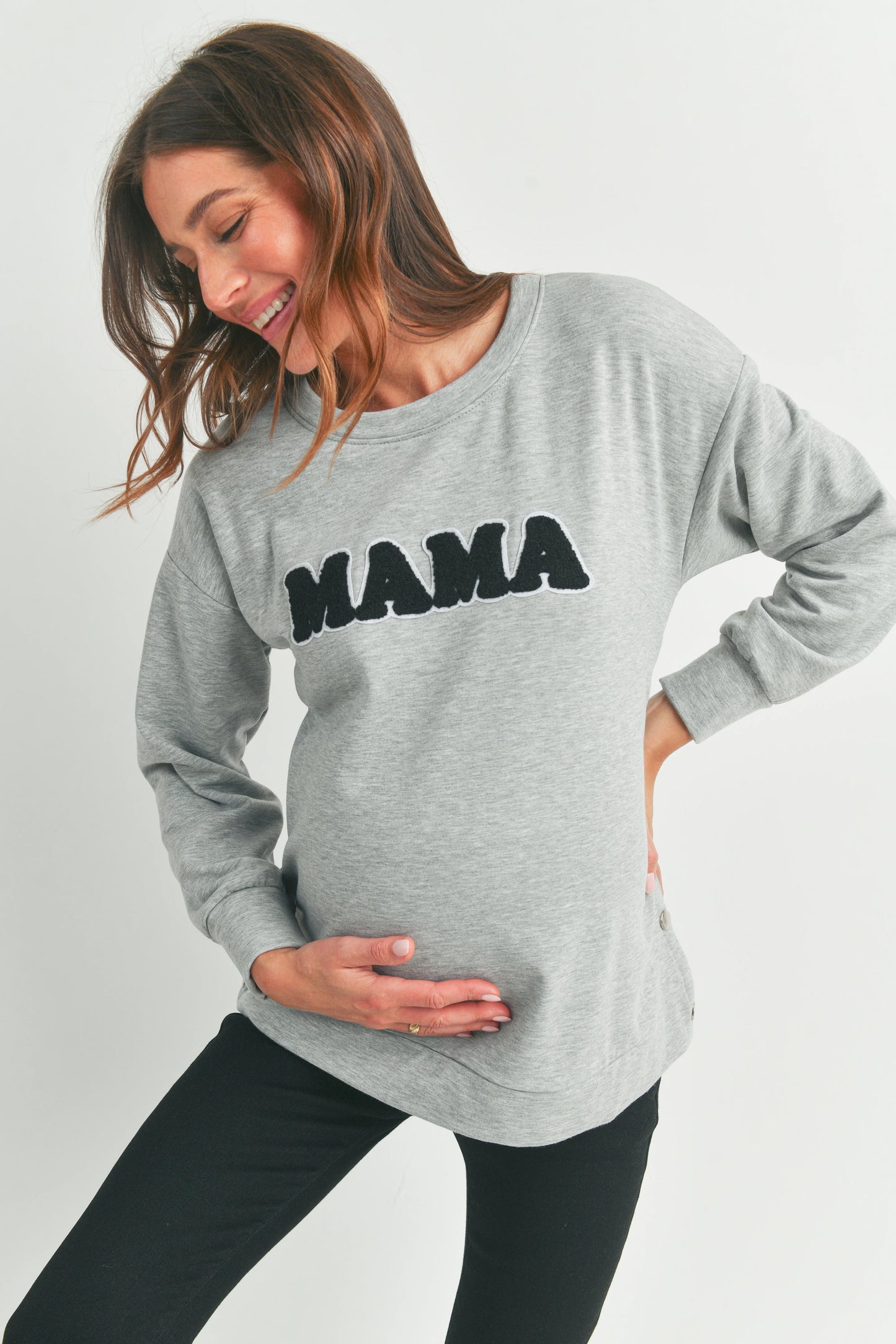 Mama Maternity Crewneck