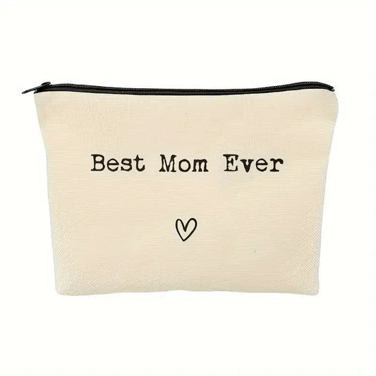 Best Mom Ever canvas pouch