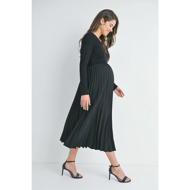 Midi Pleated Dress