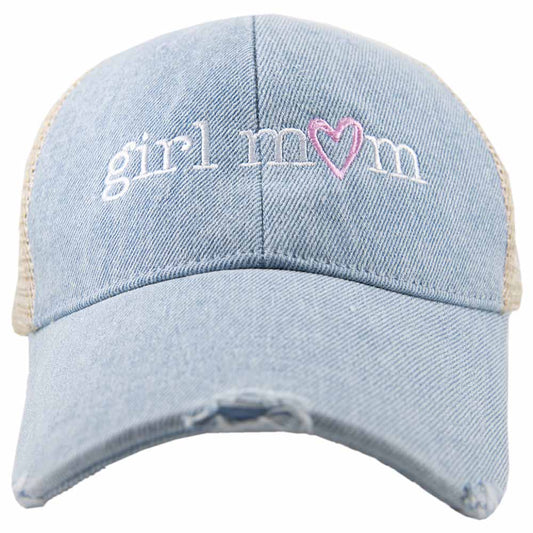 Hat girl mom